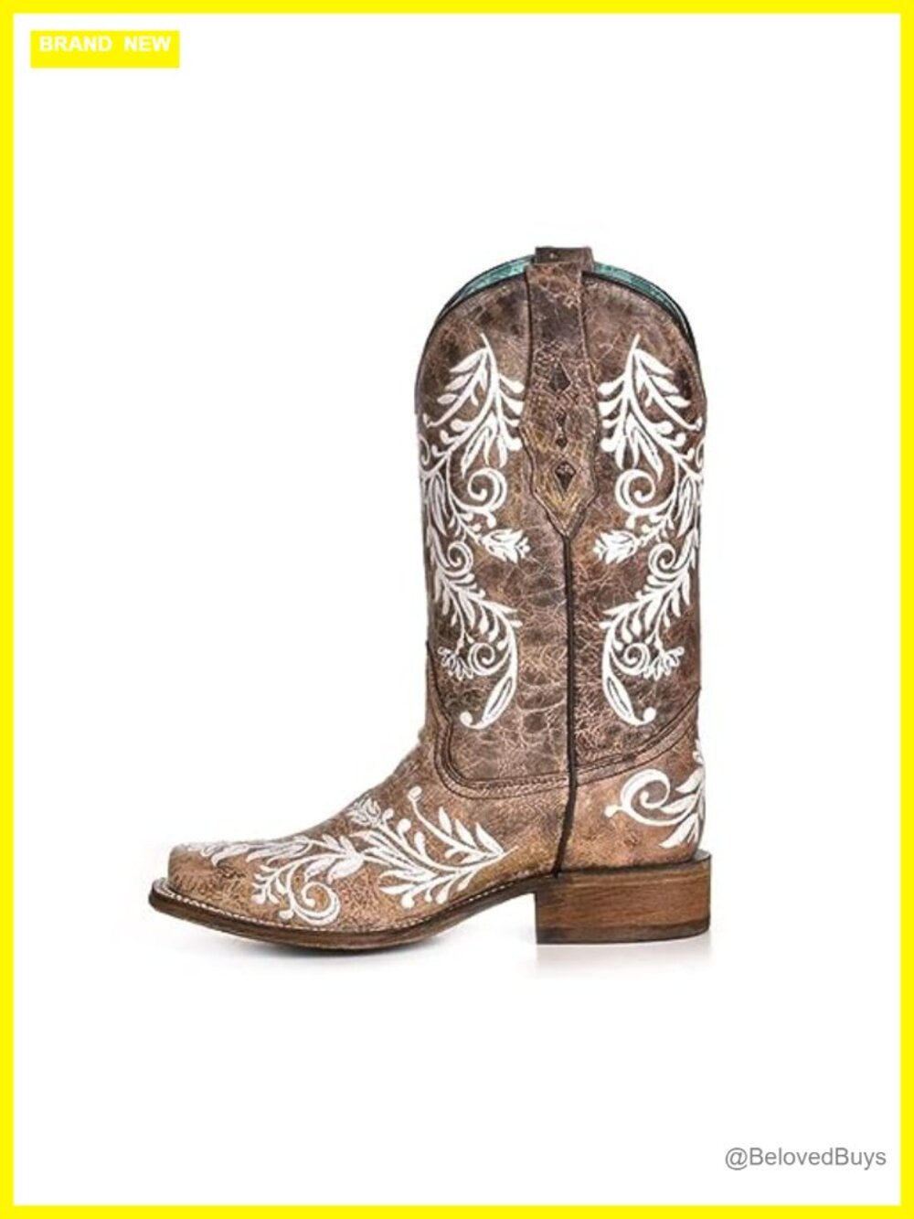 Corral Embroidered Snip Toe Leather Western Boots